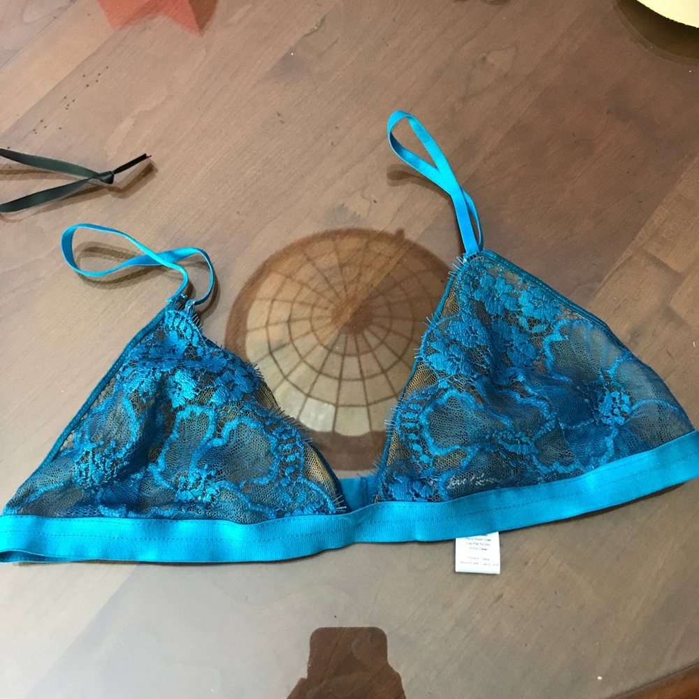 For love and lemons teal skivvies bralette